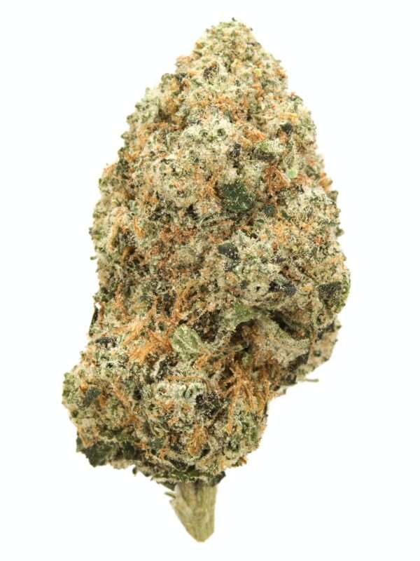 Chrome Cake is an Indica Dominant hybrid of a few famous strains, with a touch of mystery: the Pre-98 Bubba Kush, the Cookies, OG Kush Breath, and a mystery