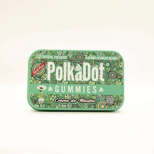 Each Polkadot Creme de Menthe Gummies is a work of art, with a soft, chewy texture and an enticing emerald color. The 4g of premium magic...